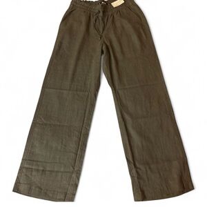 Hollister Gray Adjustable Rise Pull On Baggy Pants M, NWT